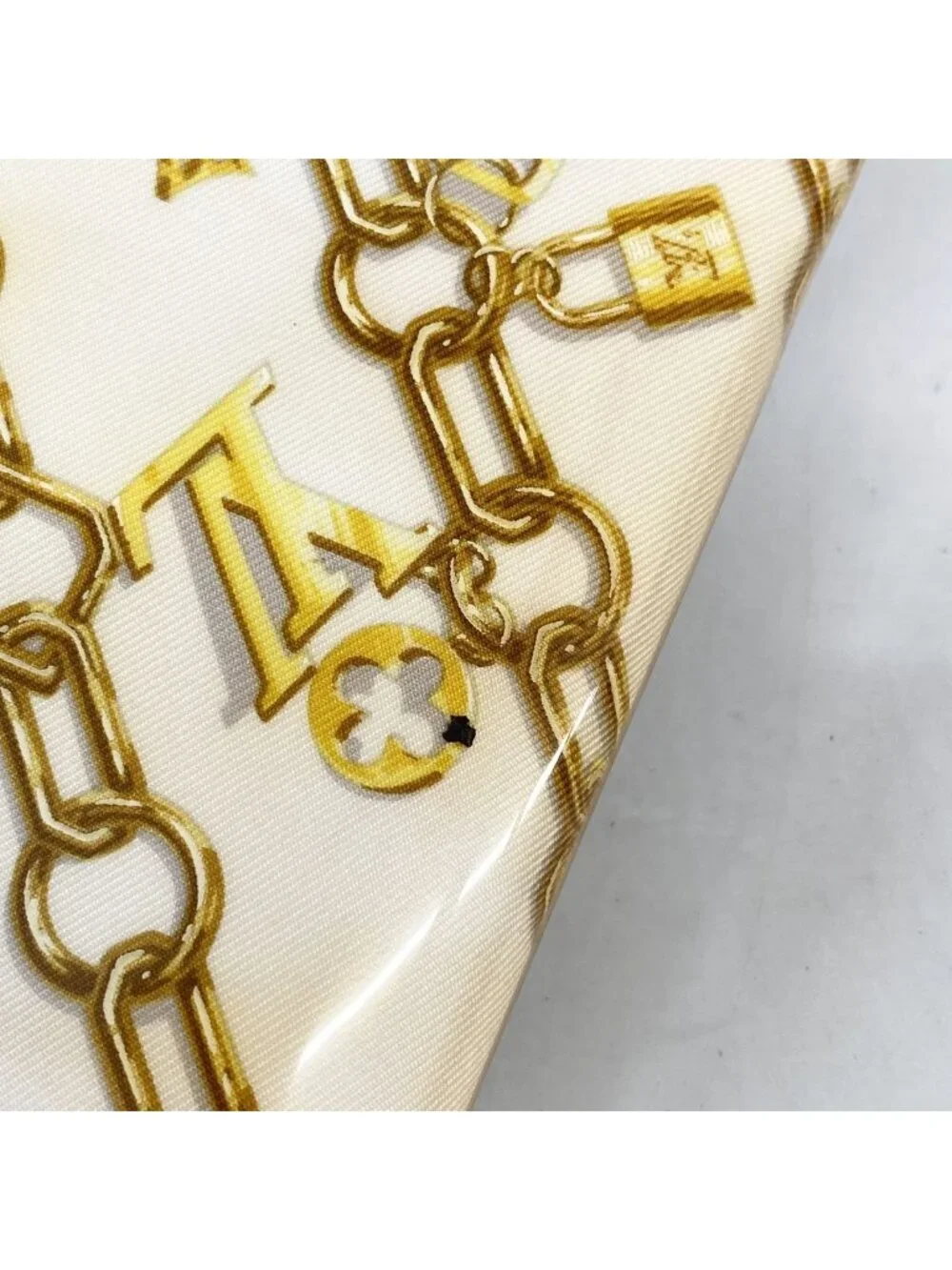 Louis Vuitton Wallet Monogram Charm Pochette Porte Monnaie Blanc Coin Purse